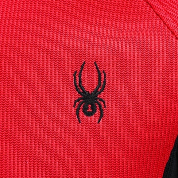 New Spyder Men's Constant Full Zip Sweater Red​ - Picture 4 of 5
